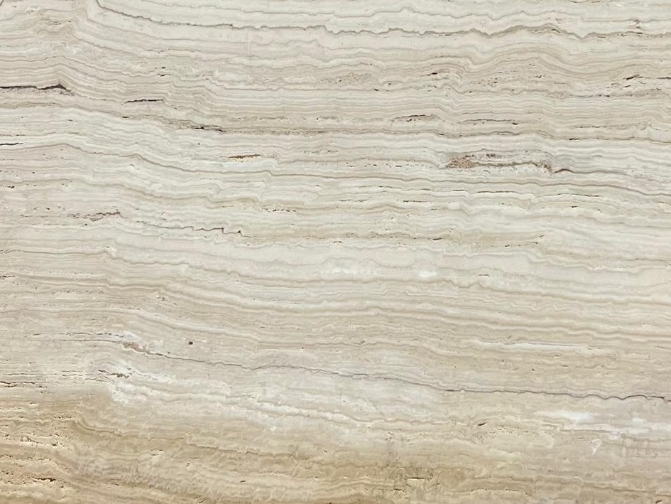 Beige travertine
